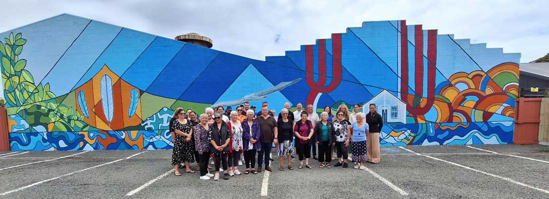 Waitara west substation mural